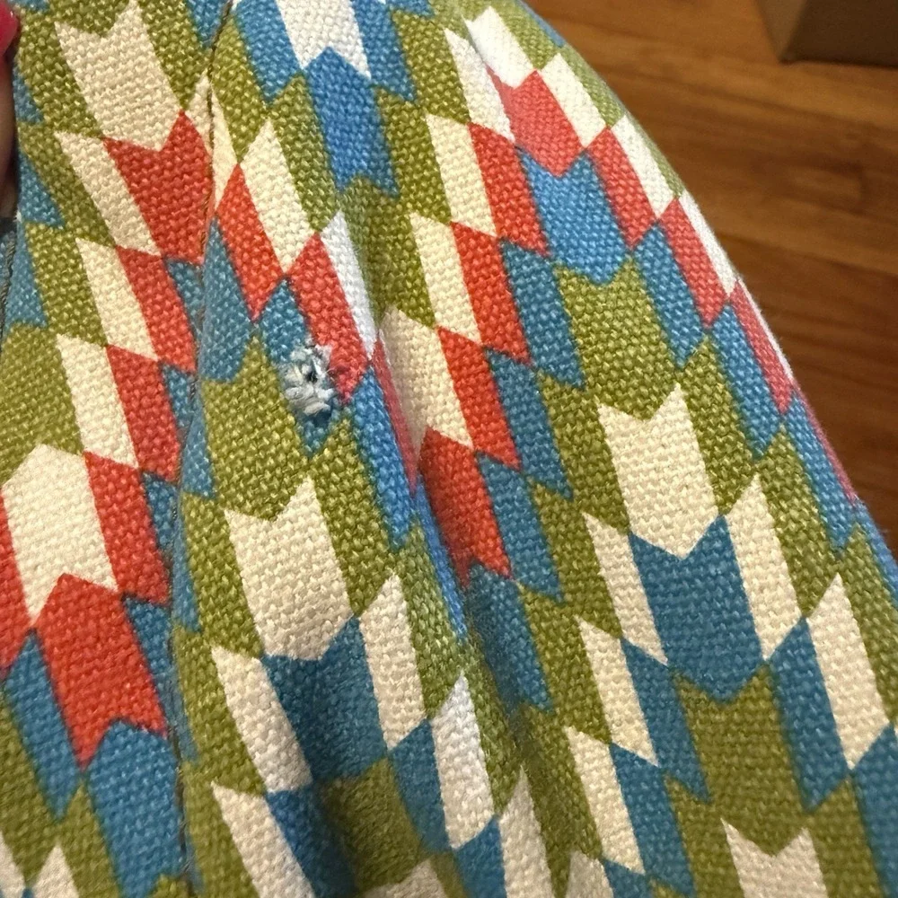 KAVU ROPE SLING BAG MULTICOLOR SOUTHWEST AZTEC DESIGN SLING‎ BAG VGC